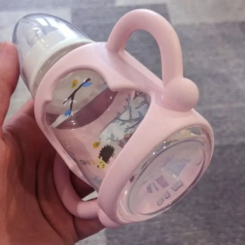 Baby Feeding Accessories Baby Bottle Grip Handle for Universal Milk Bottles