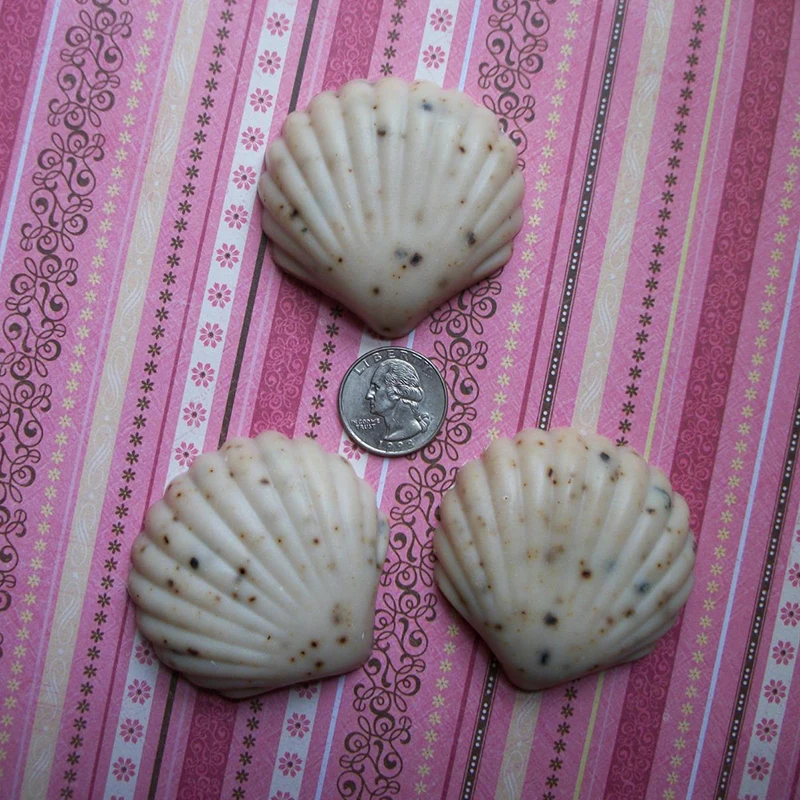 8Cavity Silicone Soap Mold Shell Soap Madeleines Cake Chocolate Cookies Mold Silicone for Making