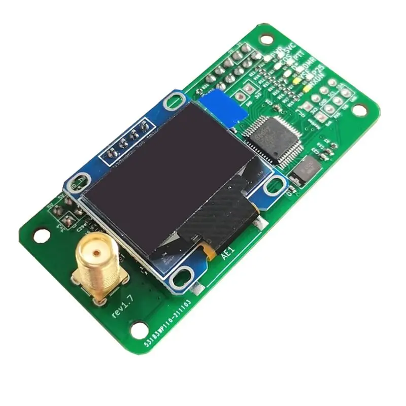 【공개】2X 버전 1.7 MMDVM 심플렉스 핫스팟 UHF VHF 안테나 +OLED+케이스 지원 라즈베리 파이 핫스팟용 P25 DMR YSF