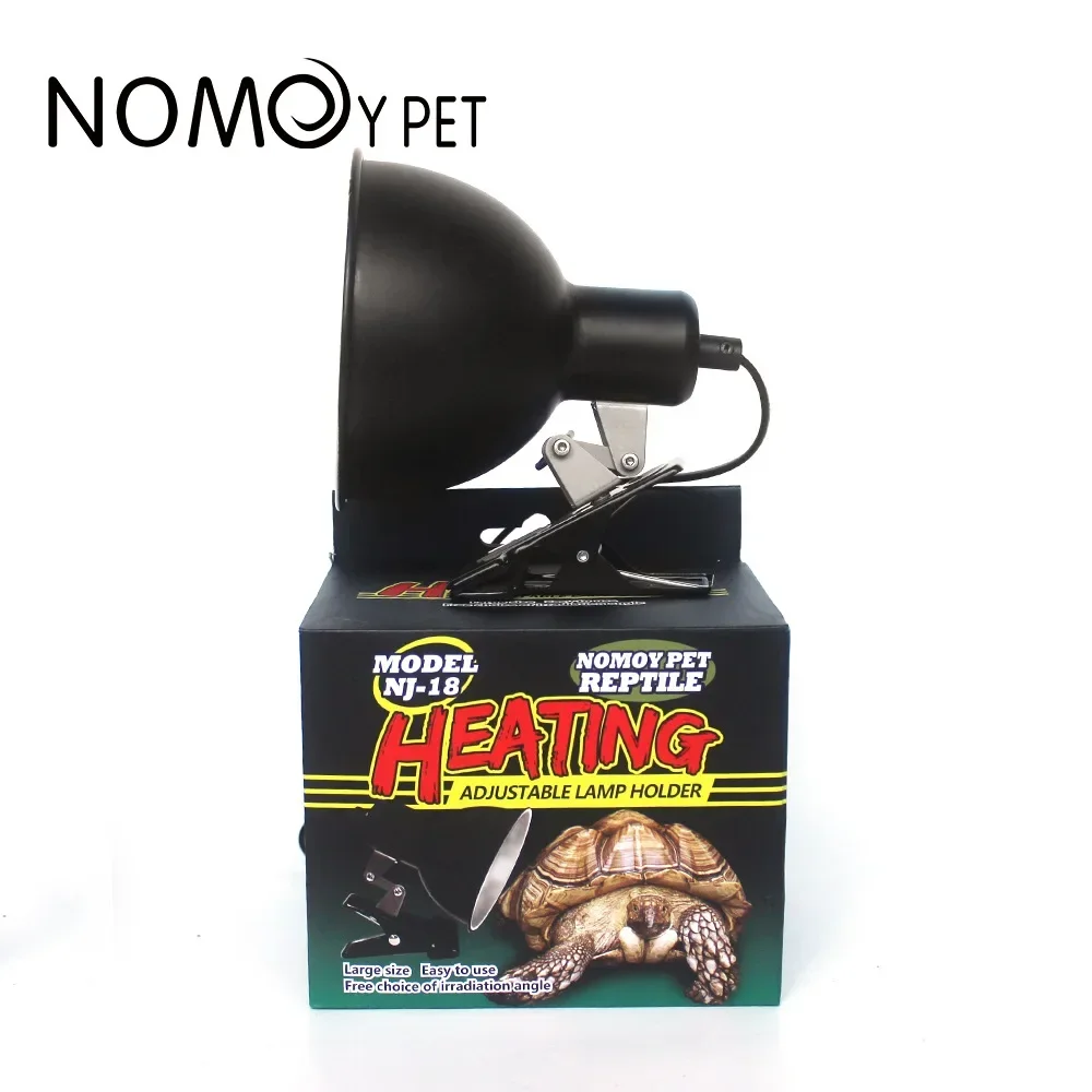 Reptile Heating Lamp Shade Adjustable Metal Lampshade Ceramic Lamps Heada Snakes Lizards Turtle Reptiles Lighting Supplies reptile heating lamp