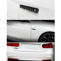 9.7*1.1 cm Car Styling Car Turbo Boost Loading Boosting 3D Metal Chrome Zinc Alloy 3D Emblem Badge Sticker Decal Auto Accessory 5