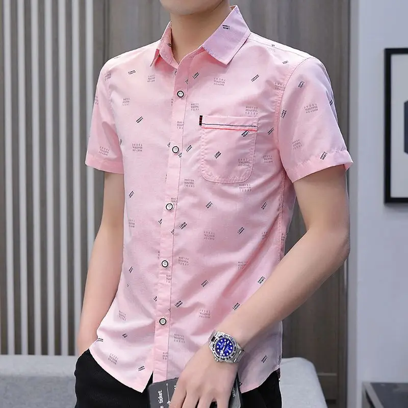 New Summer Short-sleeved Men's Shirt 2