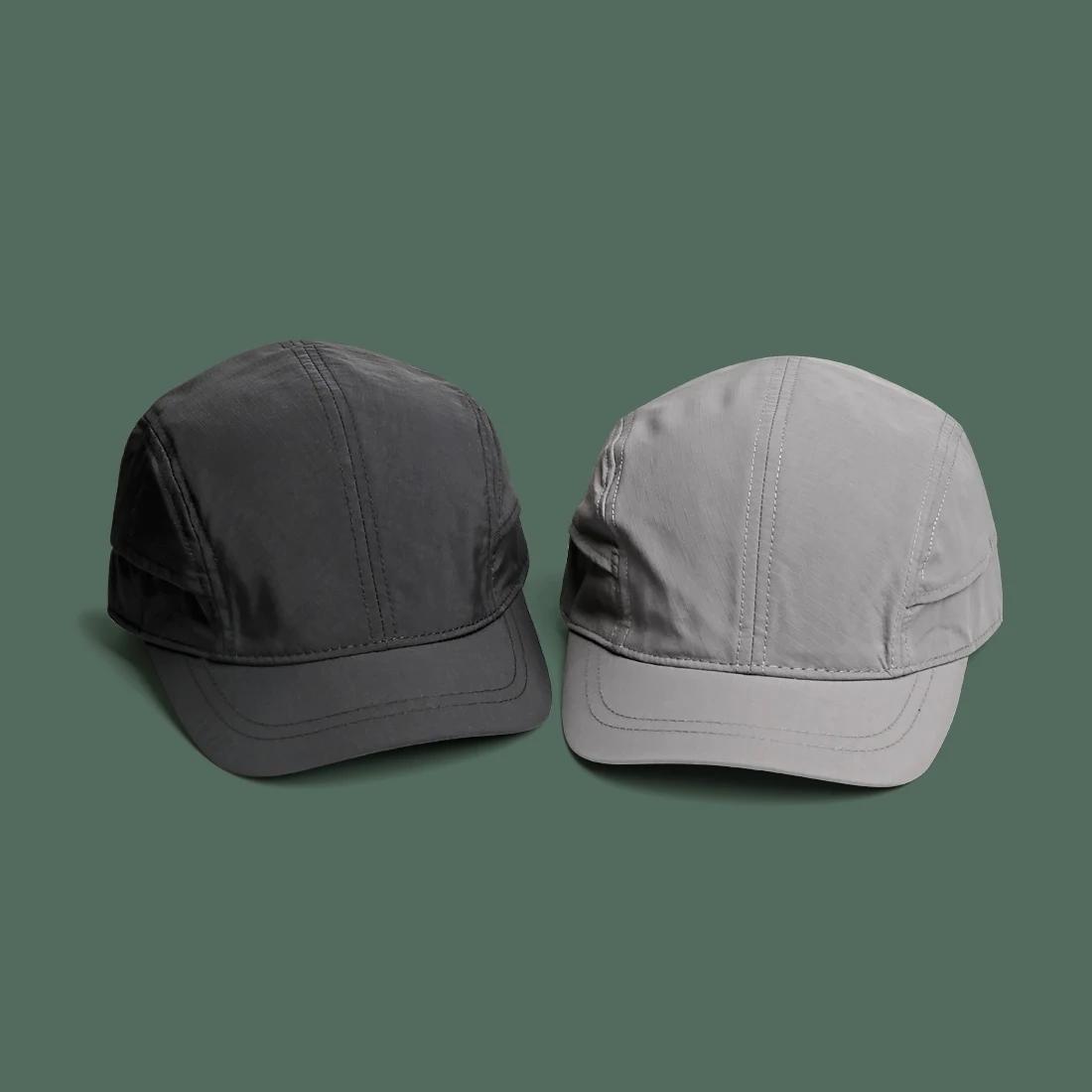Japanese Thin Summer Outdoor Sunscreen Quick-drying Baseball Cap Men's Short Solid Color Light Board Baseball Cap 2