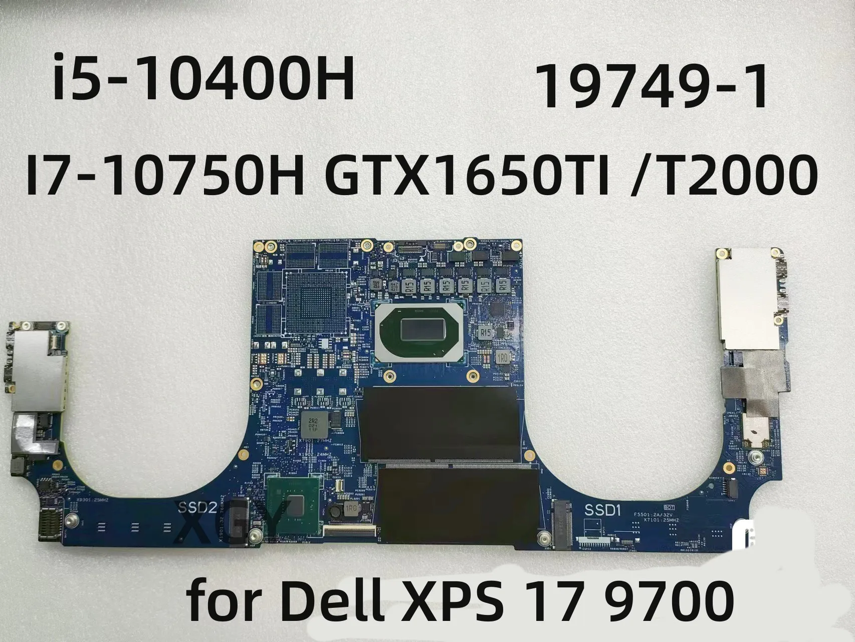 

Оригинальная материнская плата для ноутбука Dell XPS 17 9700, 0HHP8D 19749-1, Процессор: I5-10300H I7-10750H GTX1650TI/T2000 100%, тест ОК