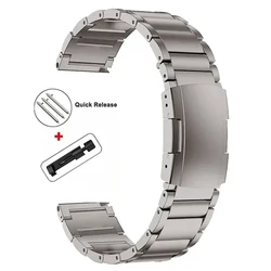 Luxury Titanium Strap - 22mm Premium Watch Band in Sleek Design - 22MM (Titanium)