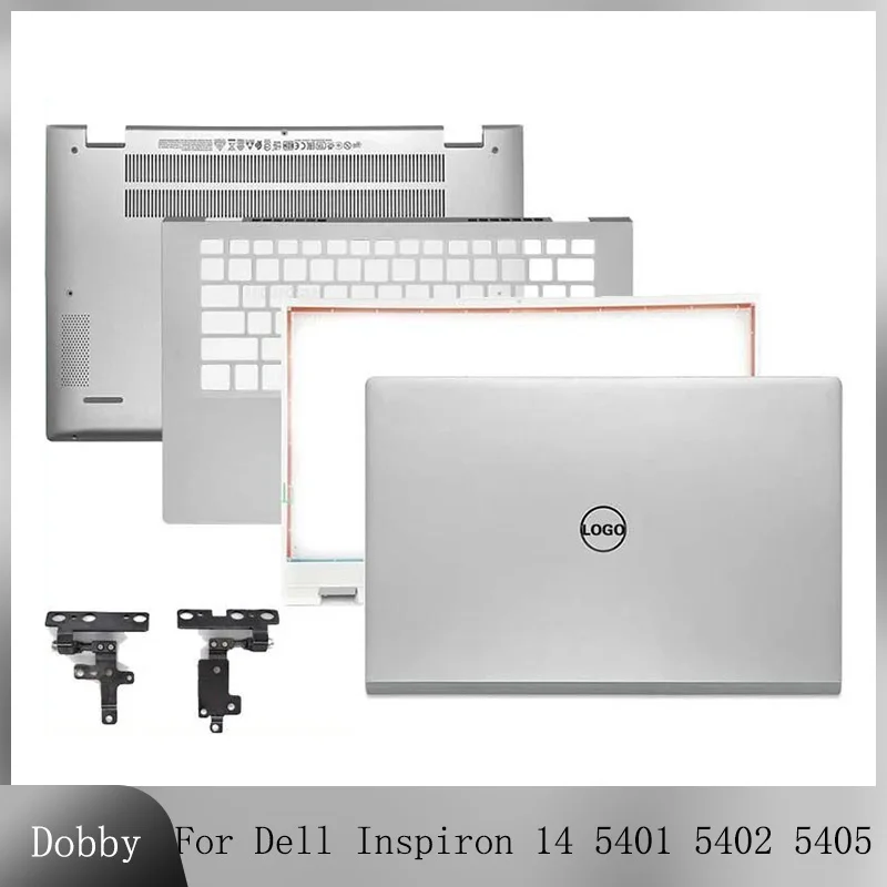 Новинка, оригинальная задняя крышка для ноутбука Dell Inspiron 14 5401 5402 5405/Передняя панель/Упор для рук, верхняя Нижняя детская петля