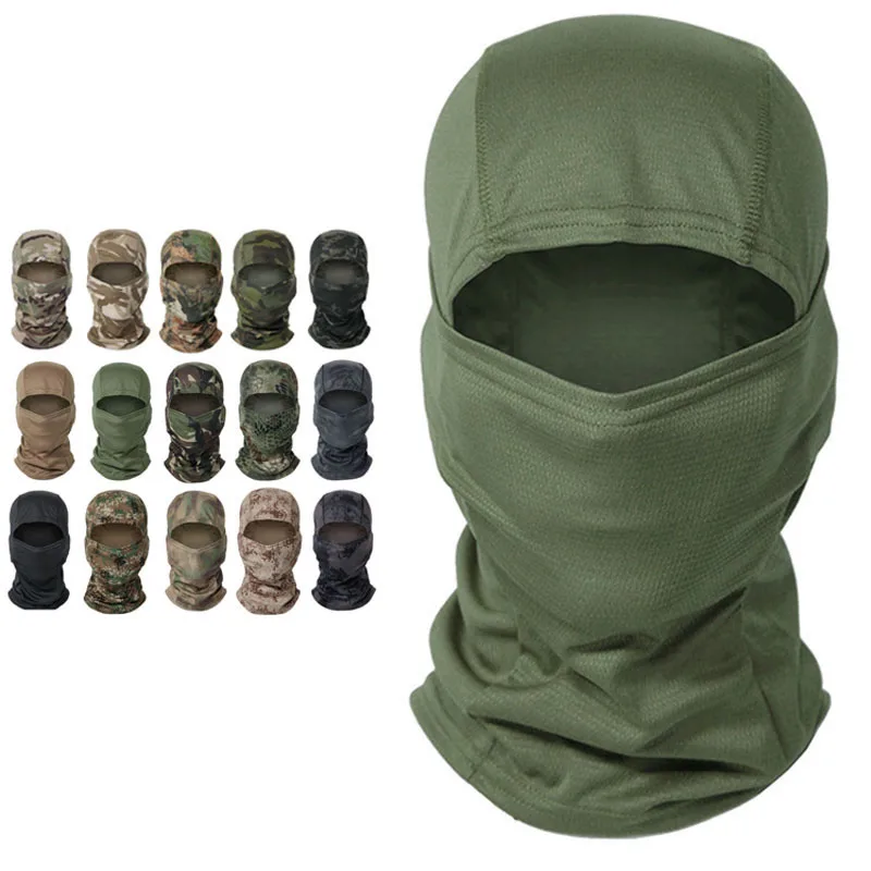 Masque facial intégral militaire Multicam Dulcaglava, couverture de