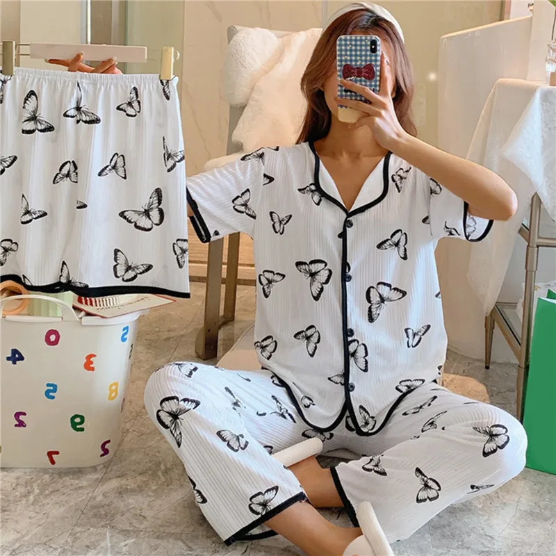 2pcs Women Pajama Set,Two-Piece Summer Nightwear,Girls, 59% OFF