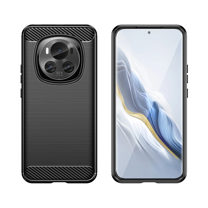 Per Honor Magic 6 Custodia Cover Huawei Honor Magic 6 5G Capa Nuovo Paraurti Antiurto Custodia Morbida In Fibra Di Carbonio Tpu Honor Magic 6 Pro 5G