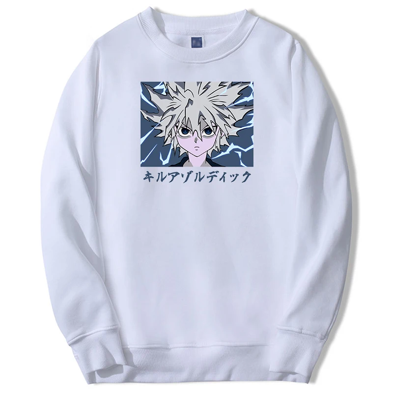

Весенняя Мужская Повседневная Толстовка с принтом японского аниме HUNTER×HUNTER толстовки Повседневный Топ с принтом унисекс толстовка с принтом Killua Zoldyck