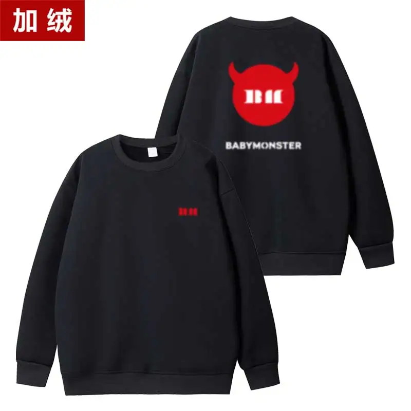 BABYMONSTER スウェット 上下セット HOODIE Lサイズ BABYMONSTER ベビモン スウェットセットアップ スカイブルー
