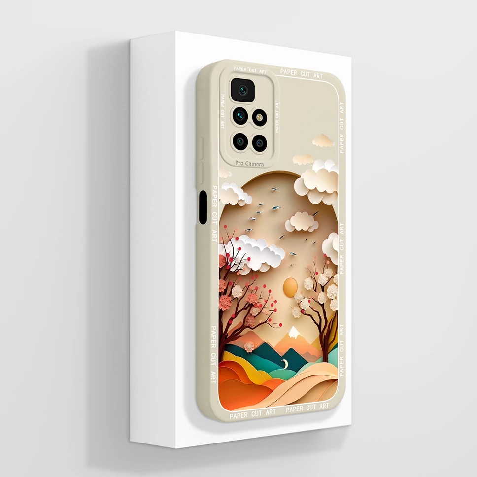 Cute Healing Pattern Slim Silicone Phone Case - Premium Protection Back Cover