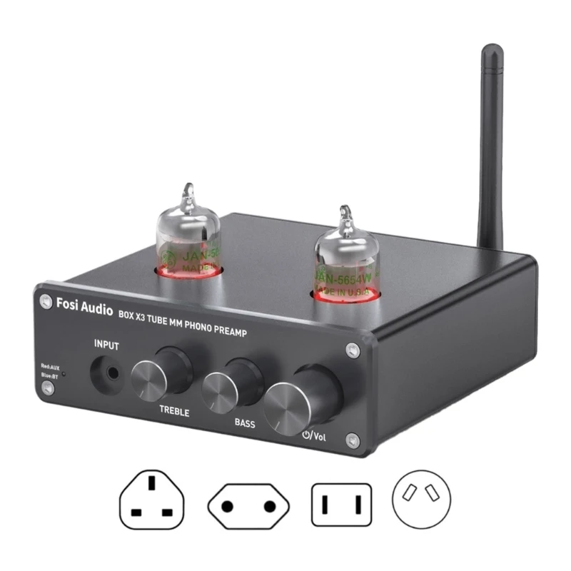 

Phono Preamp with Double 5654W Vacuum Tube Preamplifier Hi-Fi Tube Preamp W3JD