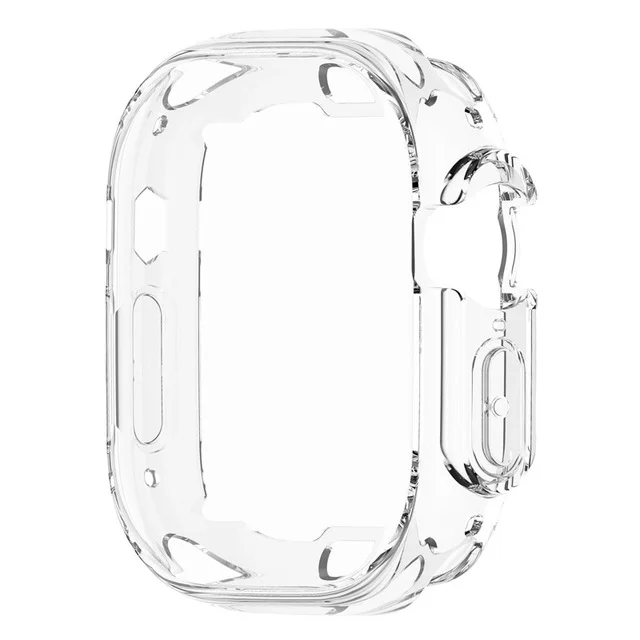 360 Full Soft Clear Protective Case for Apple Watch Ultra 49mm TPU Screen Protector Bumper for iWatch Series Ultra 2 49mm Cover