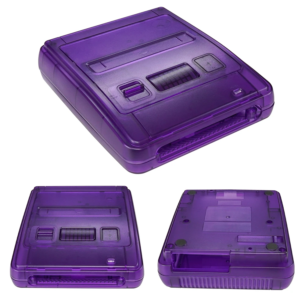 SFC スーパーファミコン 本体交換用シェル クリア スケルトン SFC 本体交換用シェル クリア スケルトン - RetroGameRestore
