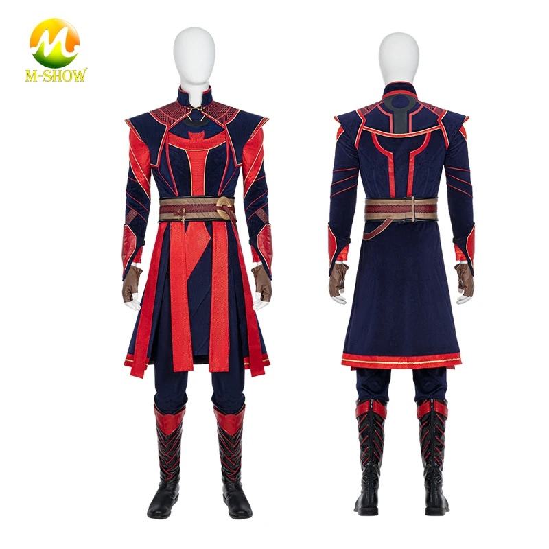 

Movie Doctor 2 in Multiverse of Madness Stephen Cosplay Costume Defender Strange Outfits Battle Suit Halloween Party Uniform