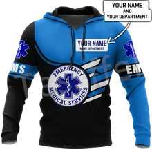 

Tessffel Custom Name Emergency Medical Technician EMT EMS Paramedic 3DPrint Men/Women Harajuku Casual Pullover Jacket Hoodies X4