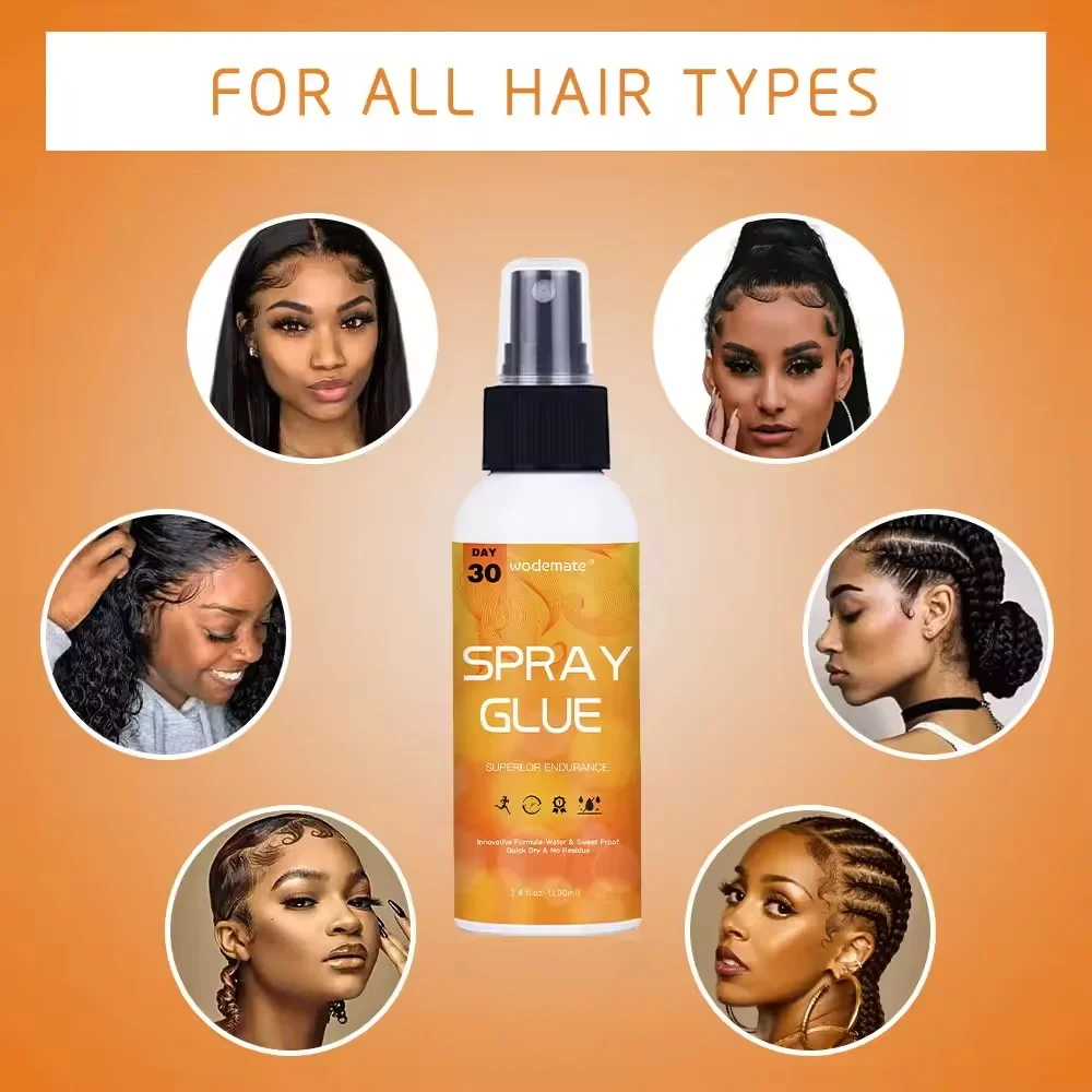Front Lace Wig Glue Melting Spray for Lace Wigs 100ml Melting Long Lasting Spray Front Wig Glue To Melt The