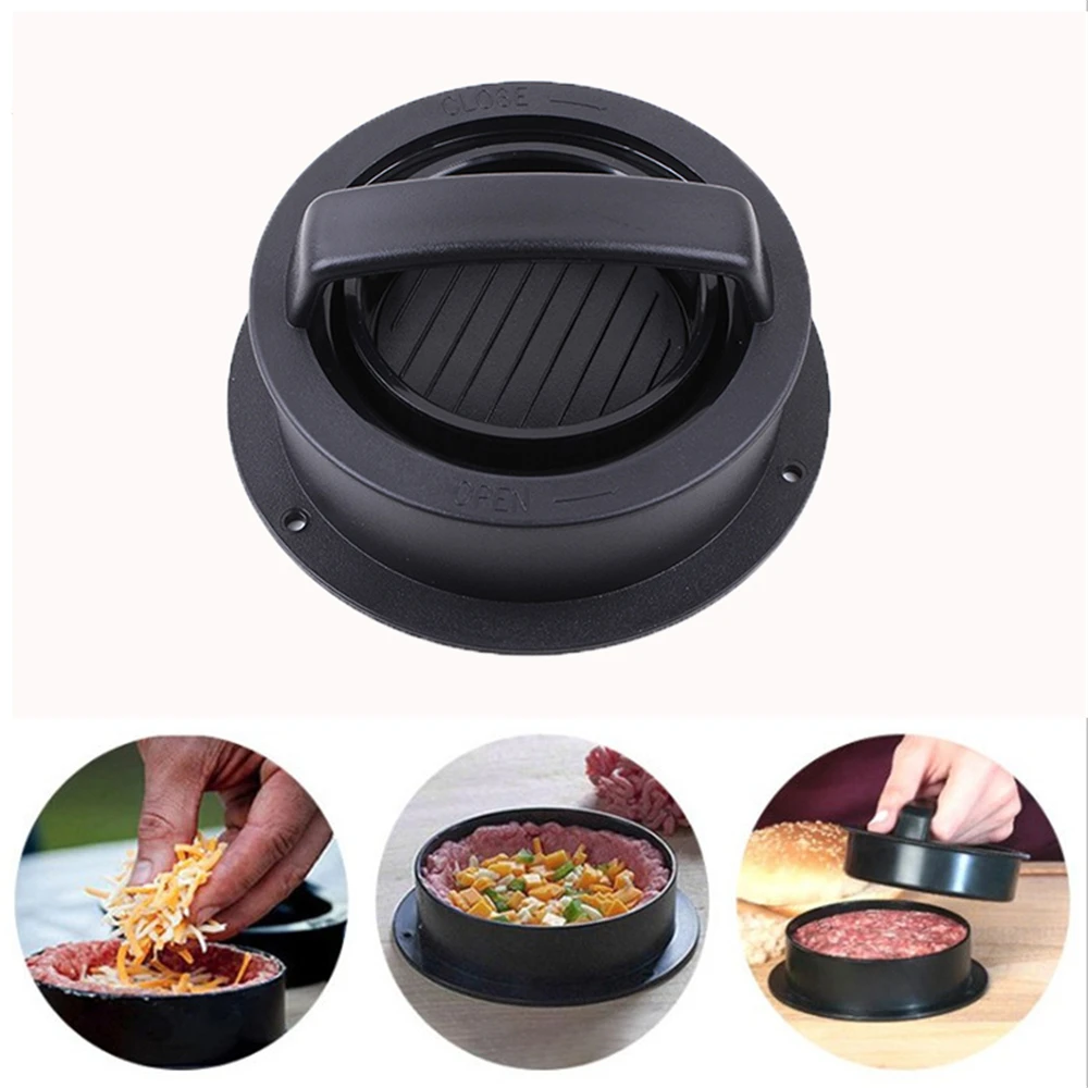 Burger Press Kitchen Round Shape burger Press Hamburger Maker Hamburger Press Meat Beef Grill Burger Patty Maker Mold