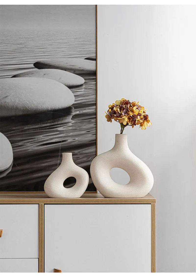 Nordic Matte Decoration Ceramic Vase