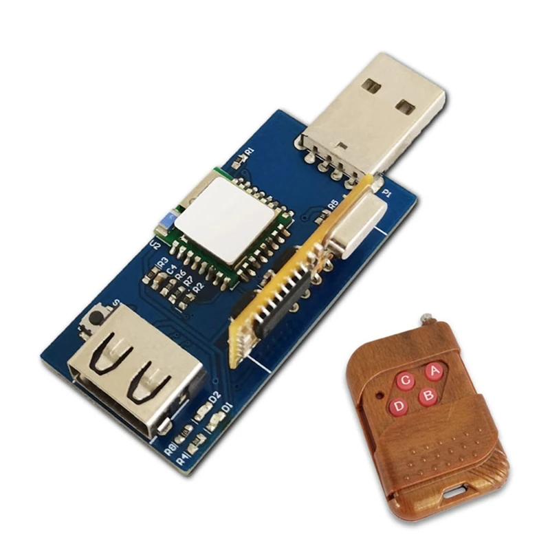 

Remote USB Switch Mobile APP Control/433M Remote Control 2.4G Wifi With USB Data Transmission Multi-Function Module