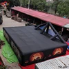 Fast Shipping 10x5m Full Printing Inflatable Haunted House Maze Tag With Roof for Halloween 2