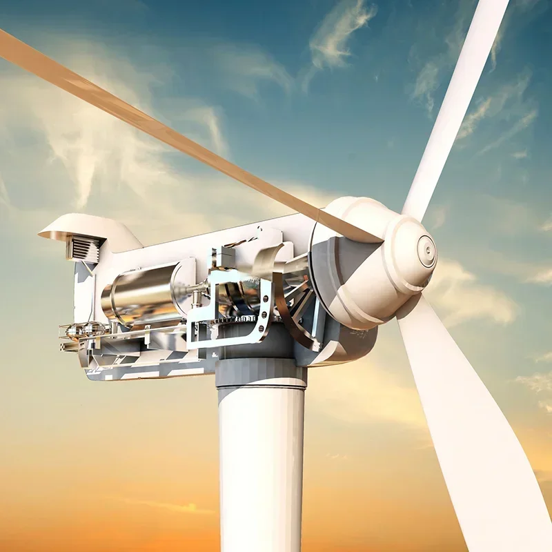 20000W High Efficiency Wind Turbine Off Grid System 96V 24V 48V Output Voltage 220V 230V 240V Home Appliance Power Supply System