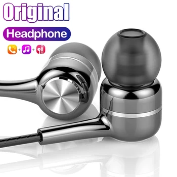 Auricolare cablato da 3,5 mm Auricolare in-ear HIFI Auricolari per bassi pesanti Monitor Cuffie sportive Cuffie da gioco per musica stereo con microfono