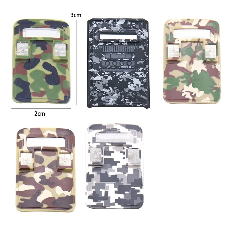 Scudo Mimetico Delle Forze Speciali Militari Pacchetto Di Armi Moc Swat Police Mini Action Figures Accessori Building Block Brick Toys