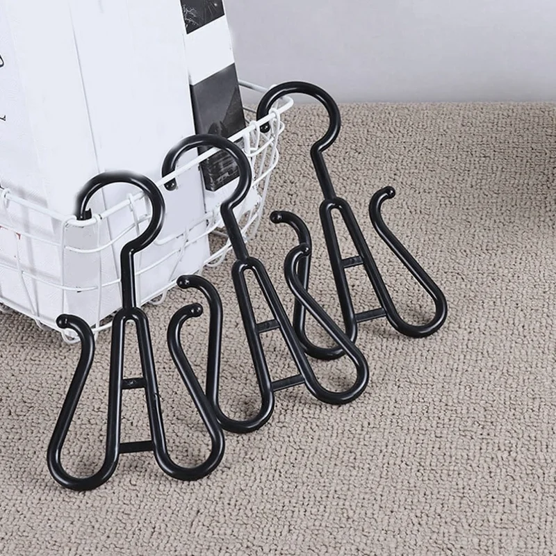 

50Pcs Double Shoes Drying Rack Drying Rack Plastic Hanger For Shop Home Supermarket Mall