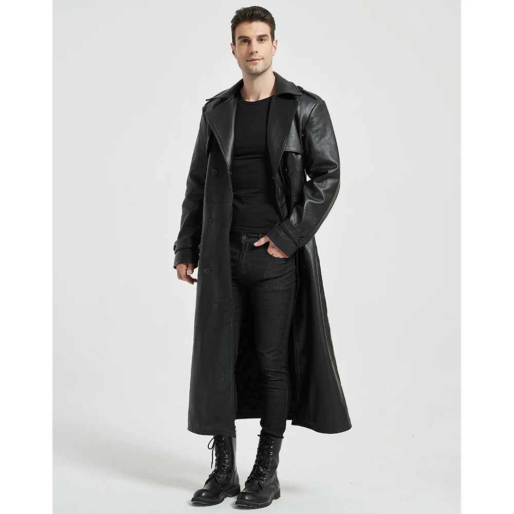 ジャケット・アウター LEATHER LONG coat 61DFCfQdDCL._UY1000_.jpg