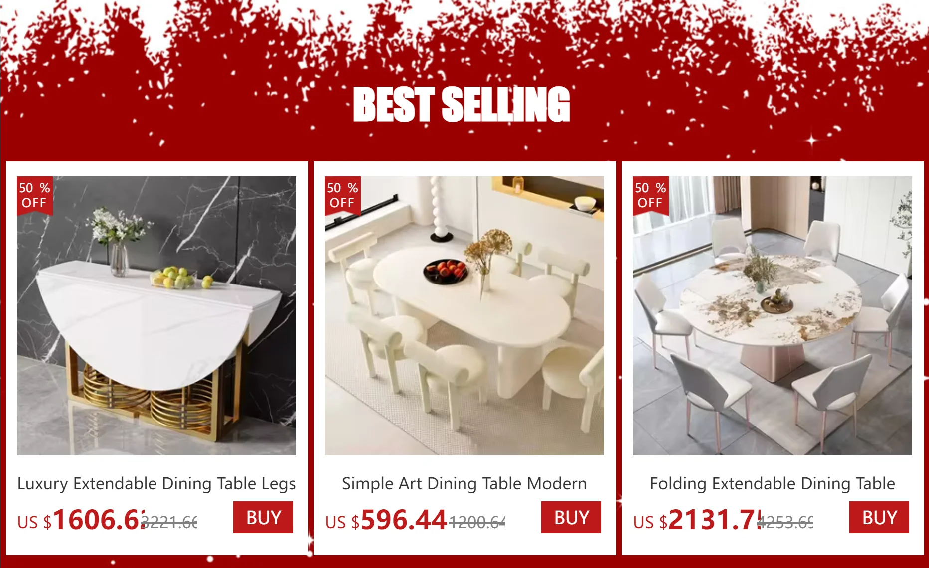 Description Picture 2 of itemLuxury Extendable Dining Table Legs Metal Gold Folding Design Dining Table Space Savers Mesas De Jantar Living Room Furniture