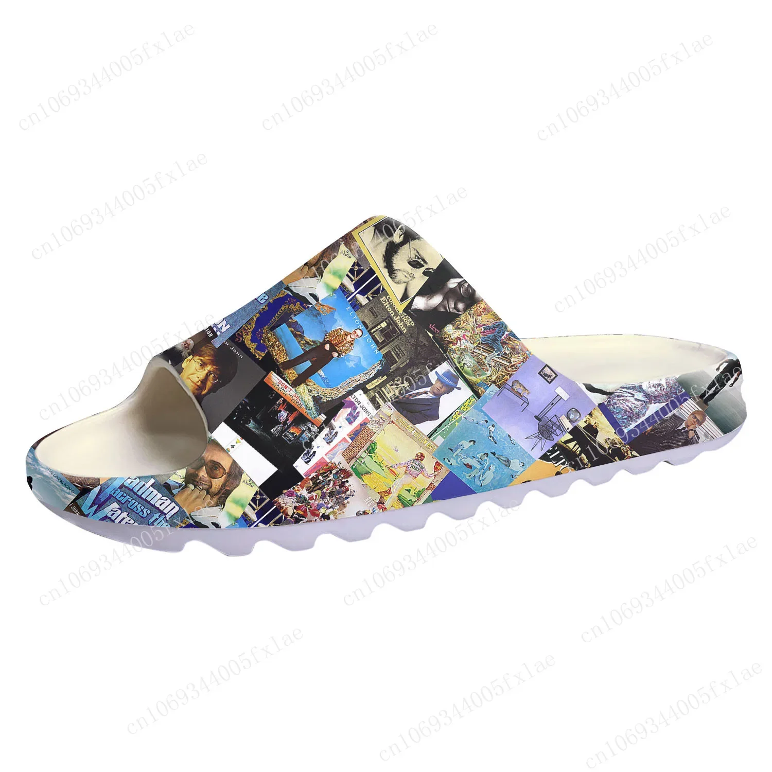 Elton John Singer Soft Sole Sllipers Home Clogs Step on Water Shoes Mens Womens Teenager Bathroom Customize on Shit Sandals Pop