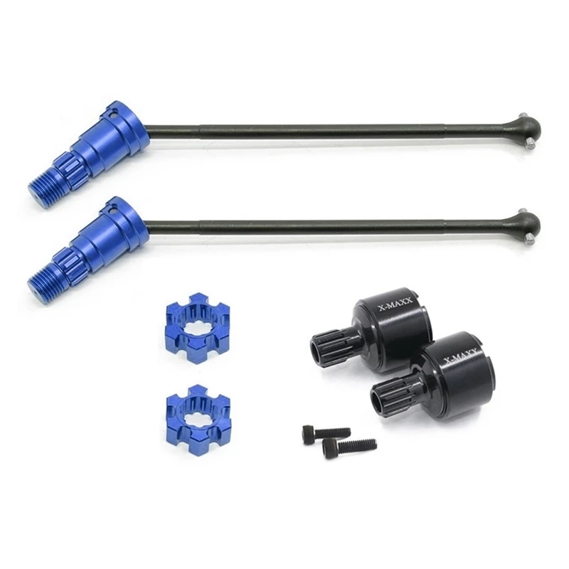 

Metal Drive Shaft CVD Steel Drive Cup Set For Traxxas X-Maxx XMAXX 8S 1/5 Monster Truck RC Car Upgrades Parts