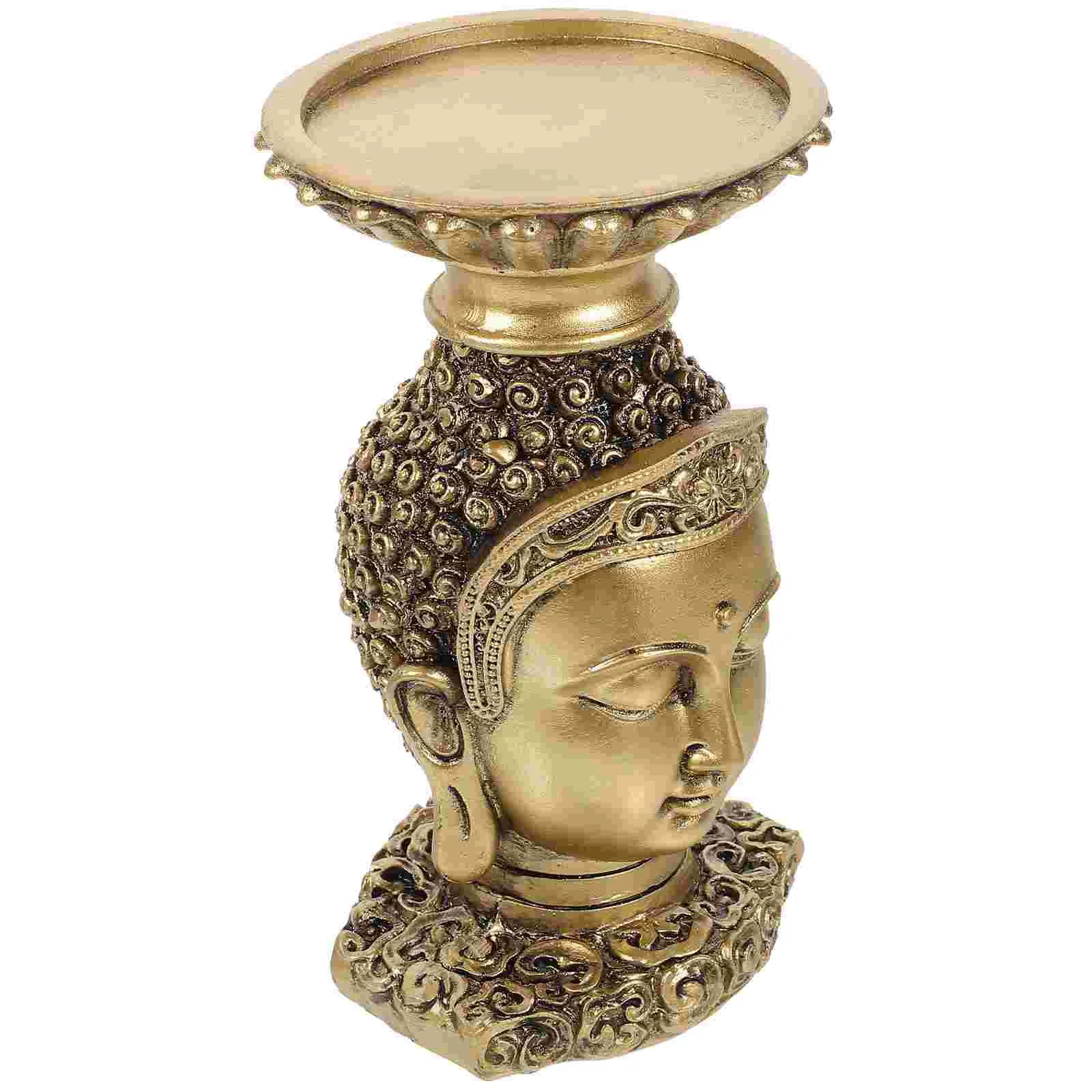 

Candlestick Halloween Decore Tealight Holder Buddha Statue/God Lamp Resin