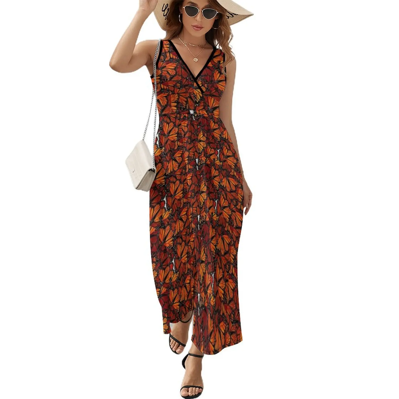 

Effie Trinket Monarch Butterfly Dress Sleeveless Dress women's dresses luxury clothing women summer 2024