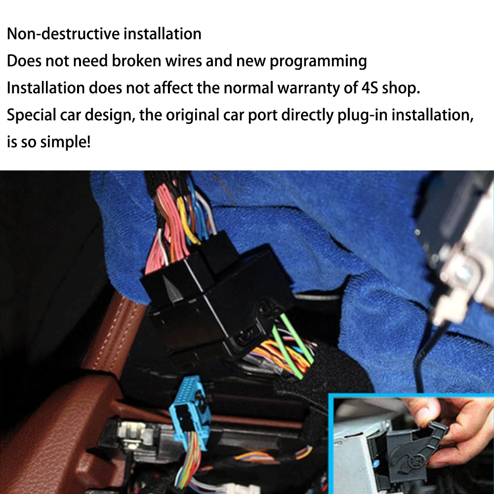 Car Rear Reverse Backup Camera Auto Digital Decoder Box Interface Adapter for Mini Hatch One Cooper Cabrio Coupe Roadster F55