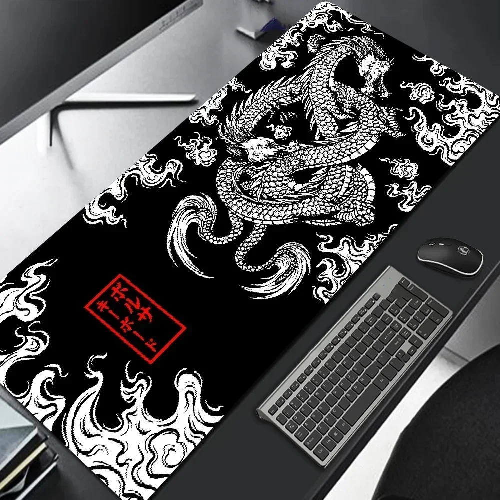 2026 New Hot Sale Japanese Dragon Gaming Mousepad Speed Desk Mat Anime Theme Keyboard Gamer Mouse Pad for Esports