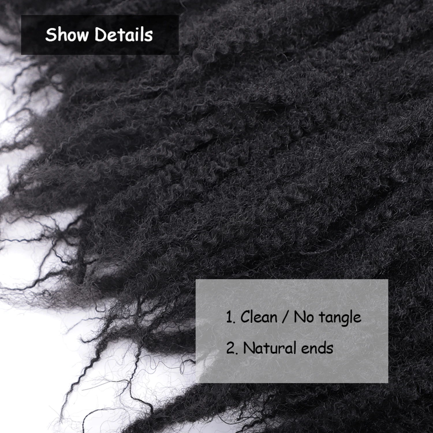 Wigundle Braids Afro Kinky Marley Braid Hair Marley Hair For Synthetic Bob Marley Ombre Braiding Hair Extensions Easy Braid 4