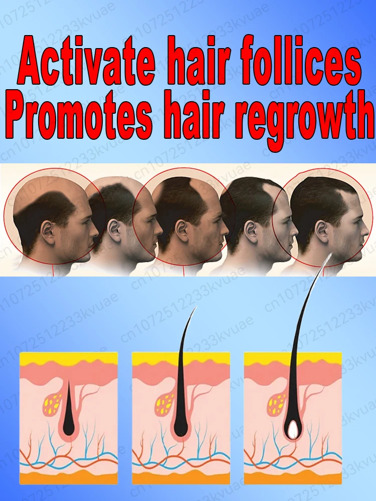 Grow back lost hair stop baldness loss in 7 days