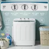 Compact Washing Machine 13lbs Capacity Twin Tube Washing Machine Washer and Spin Cycle Combo 3