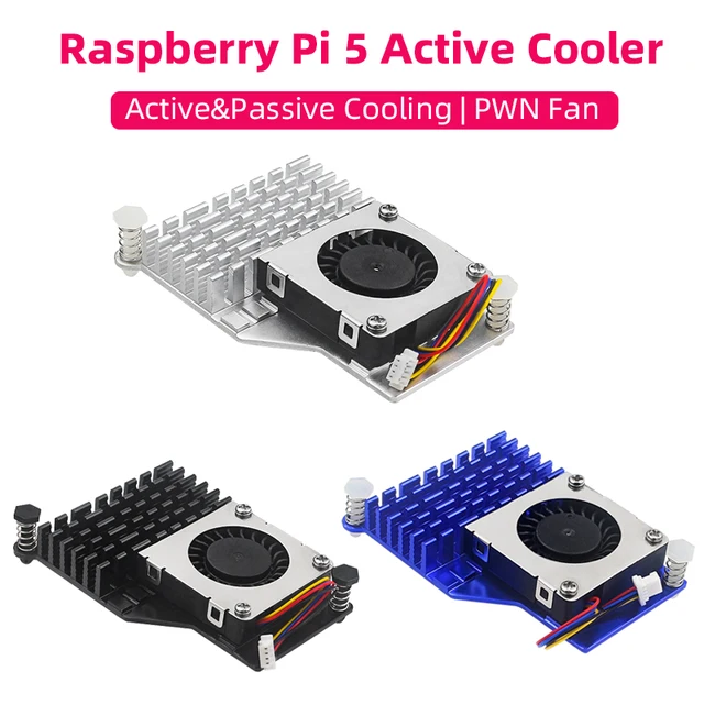 Raspberry Pi 5 アクティブクーラー アルミニウム ヒートシンク