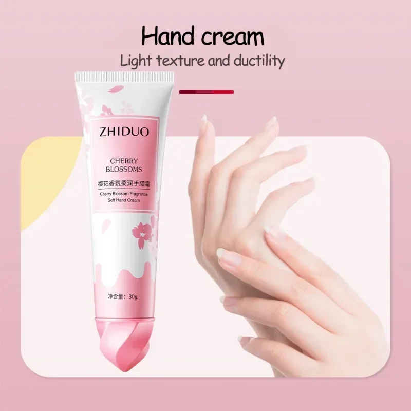 Cherry Blossoms Moisturizing Hand Mask Cream Smooth Hydrating and