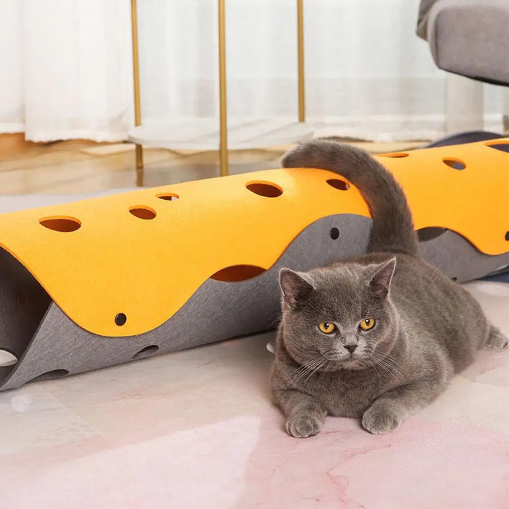 

Туннель для кошек, игрушка для кошек, подходит для коврового наполнителя, P1F6