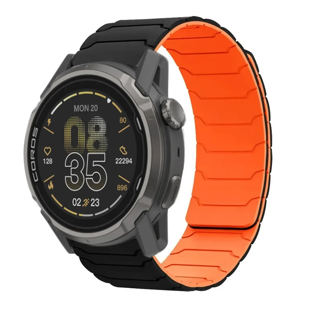 Magnetic Silicone Sport Strap - 20/22mm - Versatile Fitness Watch Band Bracelet