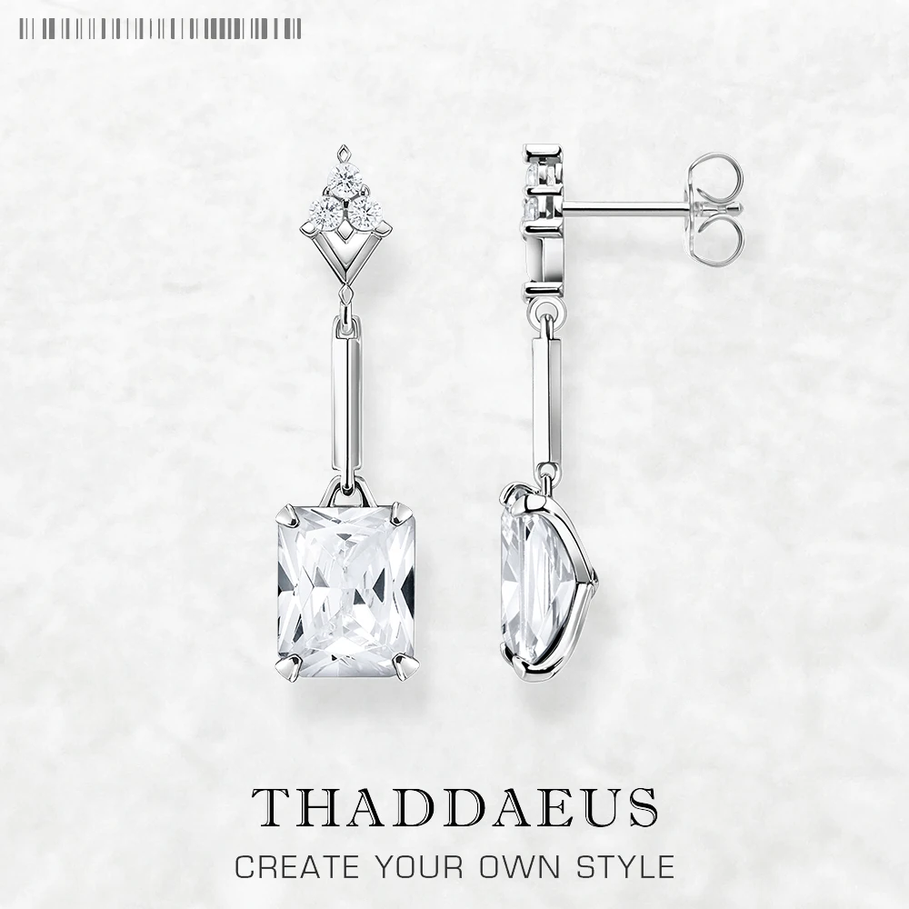 Pendientes De Plata Para Mujer Con Circonitas En Forma