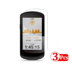 Premium Tempered Glass Screen Protector for Bike GPS Stopwatch - Full Coverage Film (3pcs)