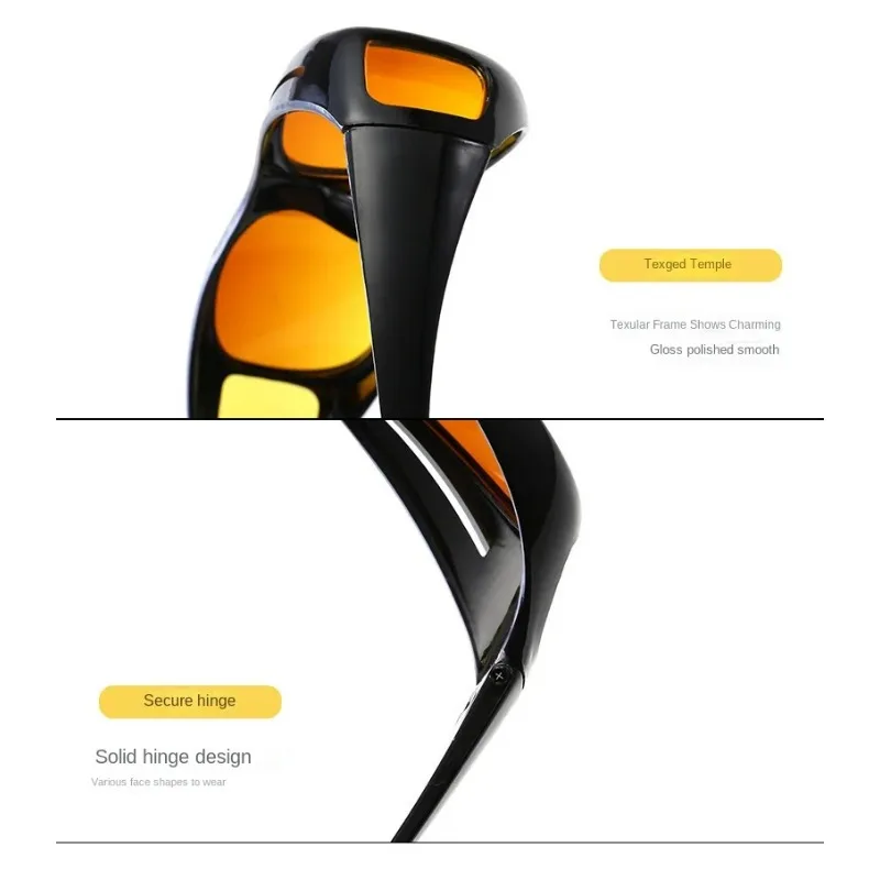 Drivers driving glasses Interior Accessory Protective Gears Sunglasses Night Vision Glasses Anti Glare Car Driving Glasses