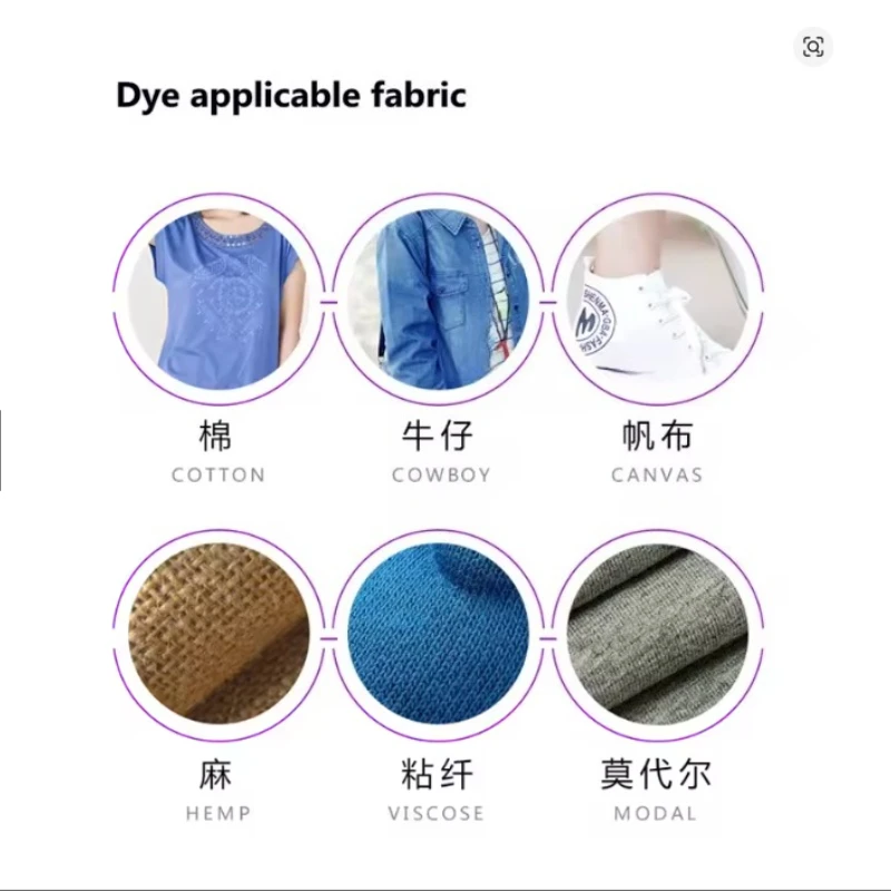 100g/250g/진한 파란색 원단 염료 색소 의류 섬유 염색용 염료 면 데님 의류 페인트