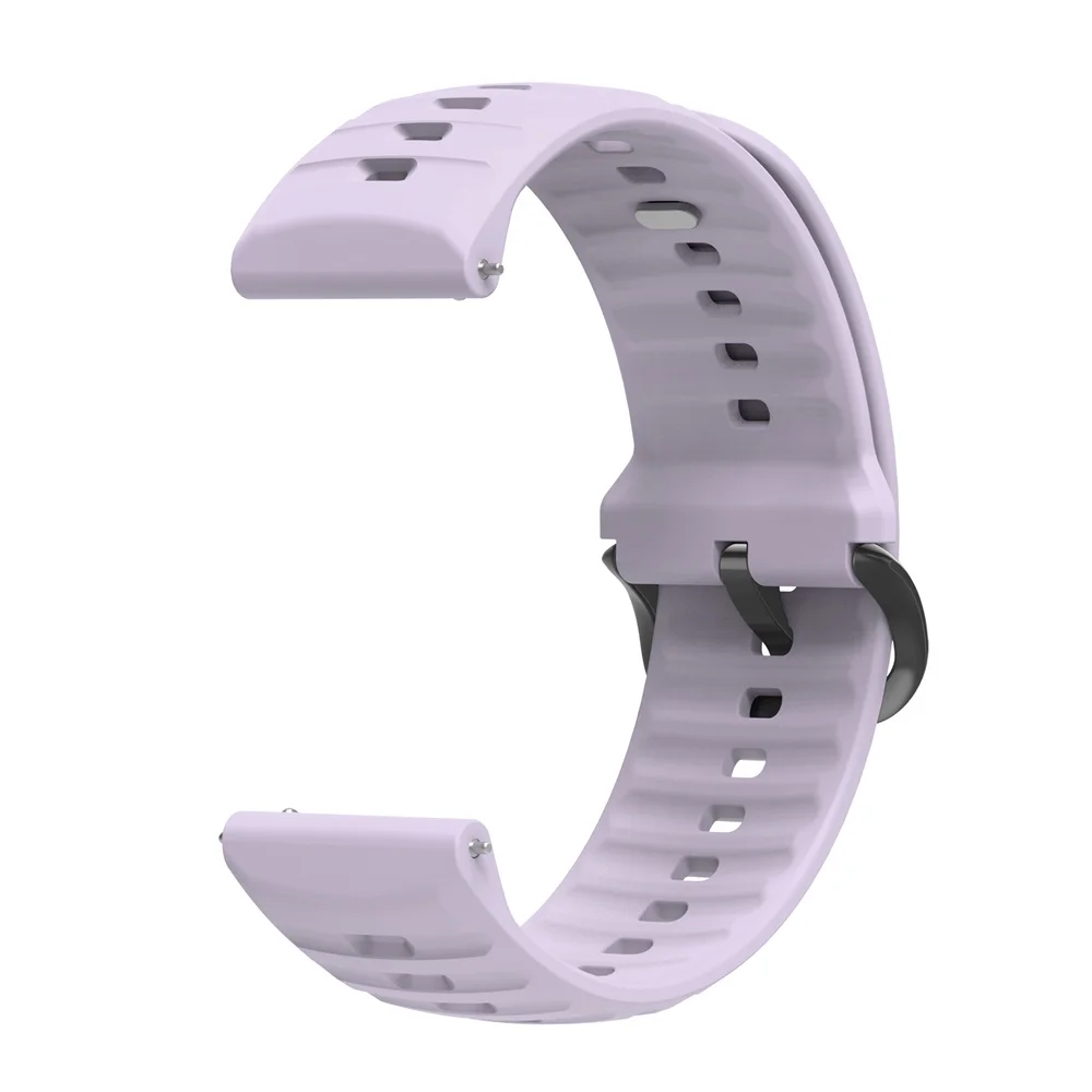 Silicone Sport Watchband - 22/24mm Width Strap, Replacement Bracelet